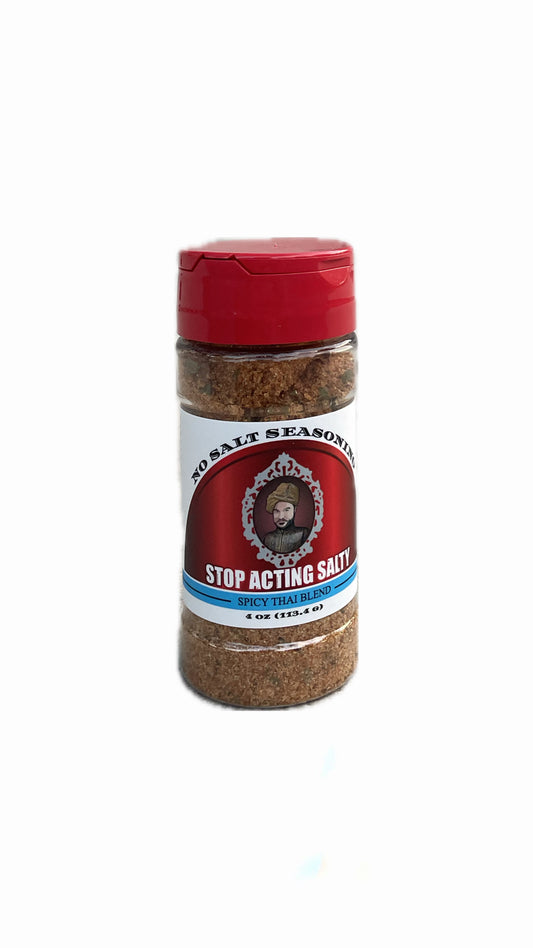 Stop Acting Salty - Spicy Thai Blend. Salt Free Seasoning.